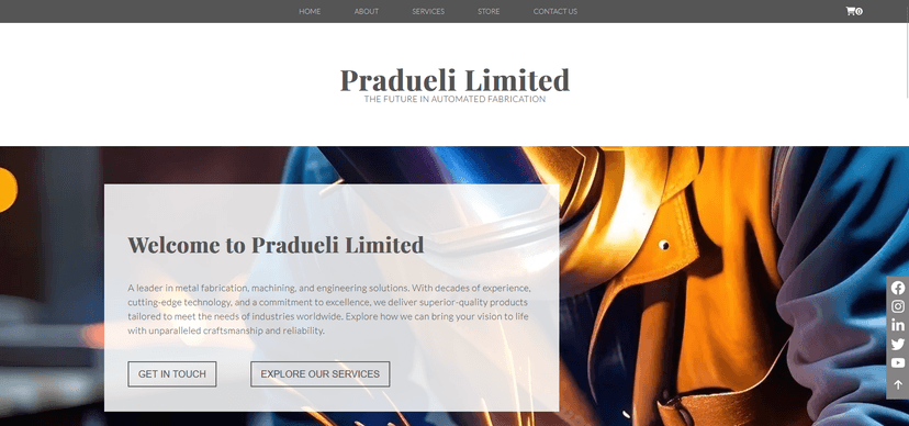 Pradueli Ecommerce Web Platform